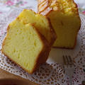 バニラ風味のパウンドケーキ