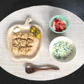 【幼児食】4/11のまとめ☆小松菜のクリームコーンスープ&新じゃがの煮物