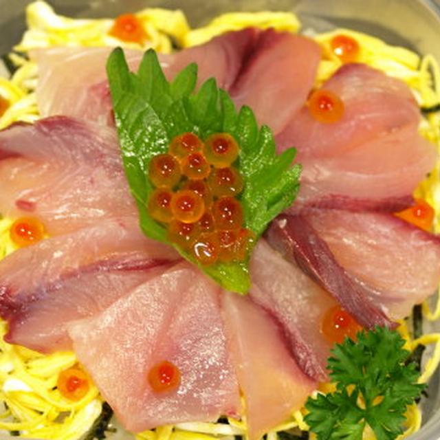 ひよこさんへの私信、海鮮ちらし寿司