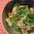 豚肉とパクチーのサラダ