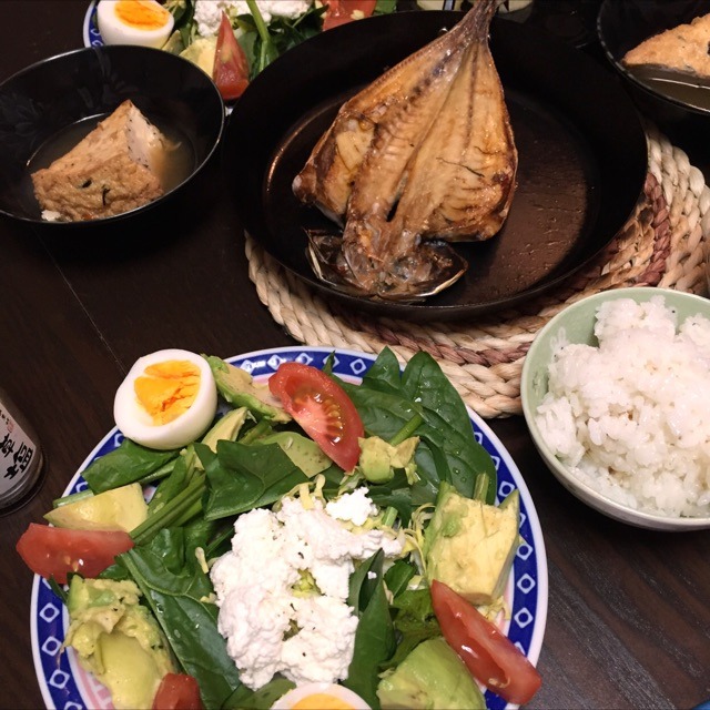 気合いの朝ごはん