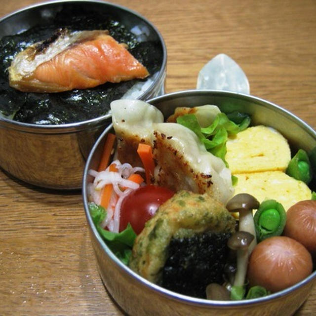 今日のお弁当3人分