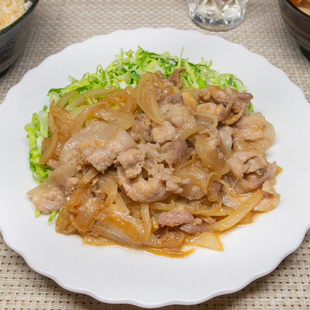 豚バラ肉の生姜焼き