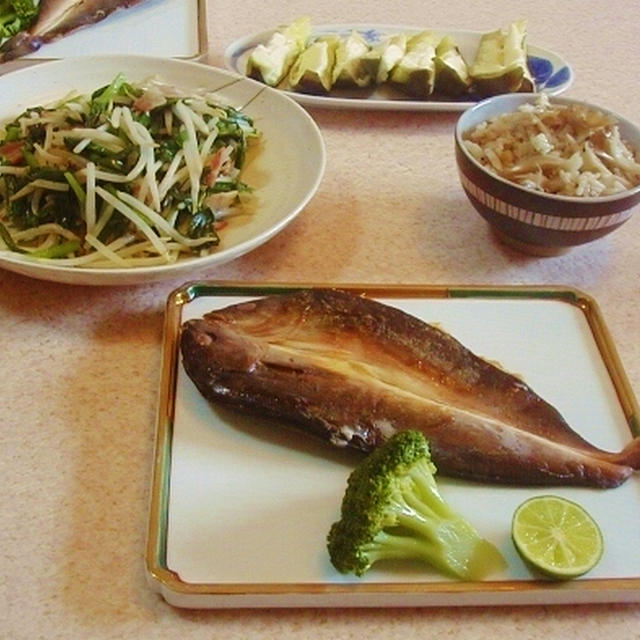 舞茸のブラックペッパーの炊き込みごはん