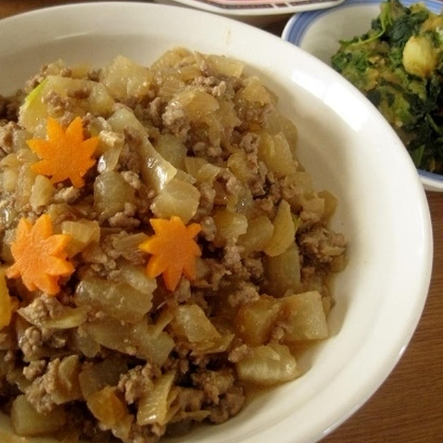 大根マーボー・ポテトカレー