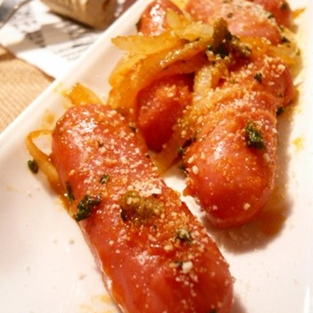 【144Kcal】絶対に美味しい！！！ウインナーのサルサ炒め♪