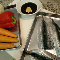 ☆新鮮イワシでからしソース焼き☆