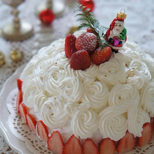 クリスマスイブに卵 バター クリーム不使用 みんなが喜ぶ ゴージャスなクリスマスケーキの作り方 By 吉村ルネ Rune さん レシピブログ 料理ブログのレシピ満載