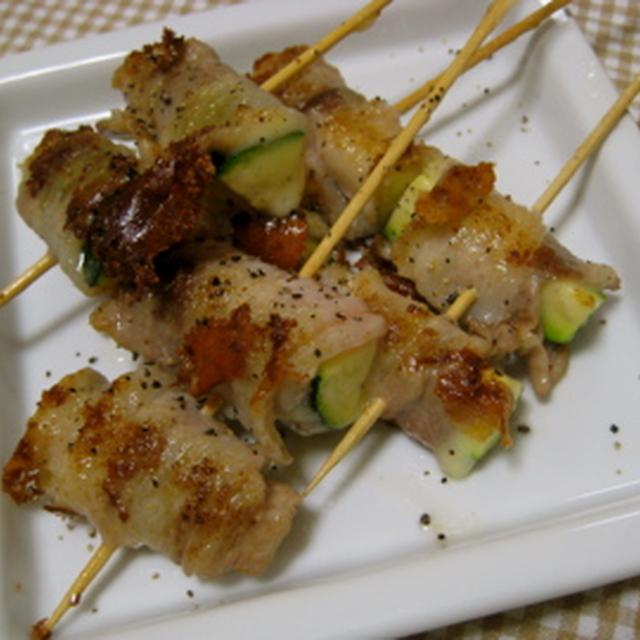 手早く簡単☆ズッキーニの肉巻き☆