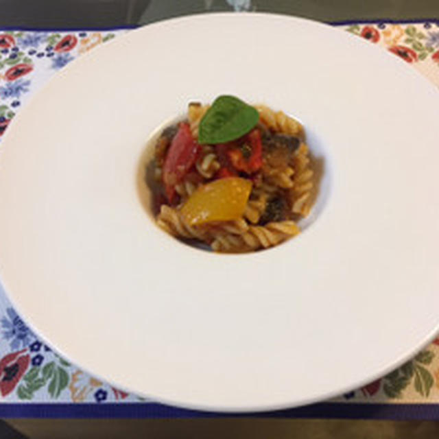 Fusilli con Caponata☆ カポナータの冷製パスタ☆