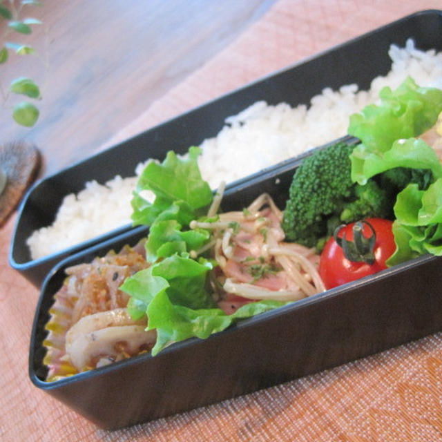 鶏ももの醤油マヨ焼き弁当