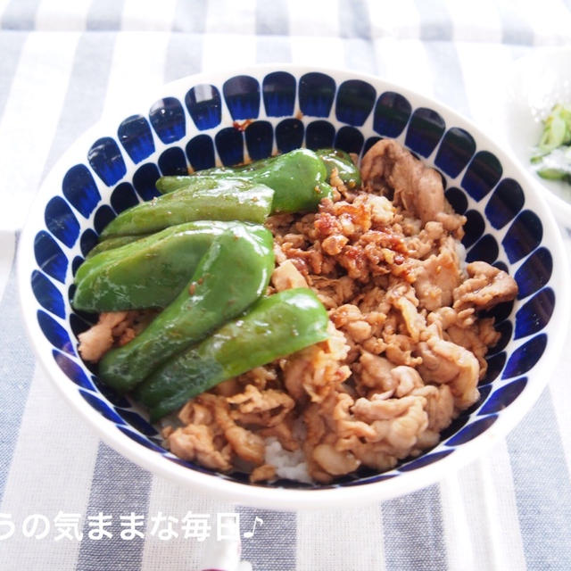 にんにくタップリスタミナ丼☆