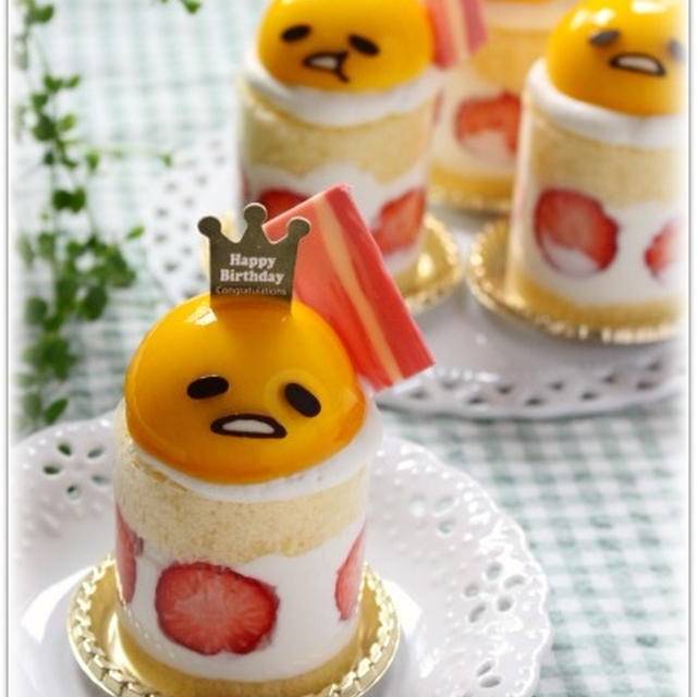 ベーコンエッグのケーキ！Σ(ﾟДﾟﾉ)ﾉ　たっくん７歳♪