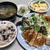 赤えんどう豆ご飯と豚肉のハニーマスタードソテー
