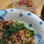 春を食べましょう! 菜花とベーコンの焼き飯
