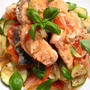 やる気のない日の洋風大皿：鮭と野菜のマスタードカレーマリネ、ブロッコリーと卵のサラダ