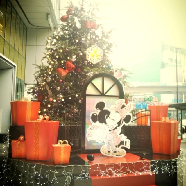 渋谷ヒカリエ☆ディズニークリスマスツリーがかわいい