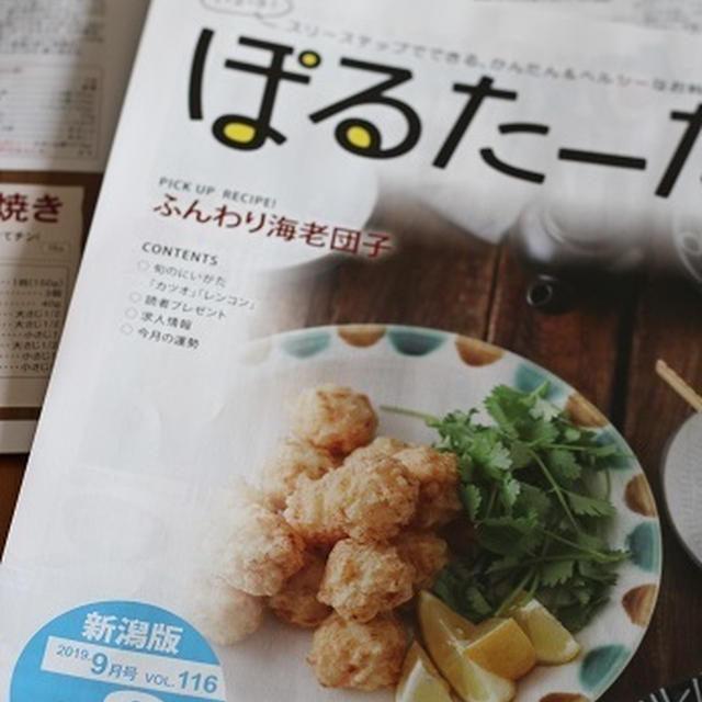 フリーペーパー「ぽるたーた」９月号に掲載いただいています