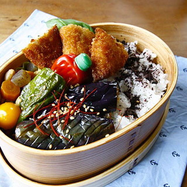 ■　夏野菜の揚げびたし弁当　７月６日　■