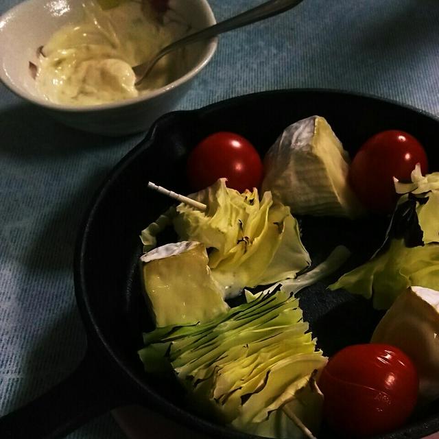 焼きカマンベールと野菜で❗焼きカプレーゼ風❗