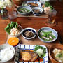 ぶりの照り焼き と 牛ごぼう と 明太ポテサラとか・・・。
