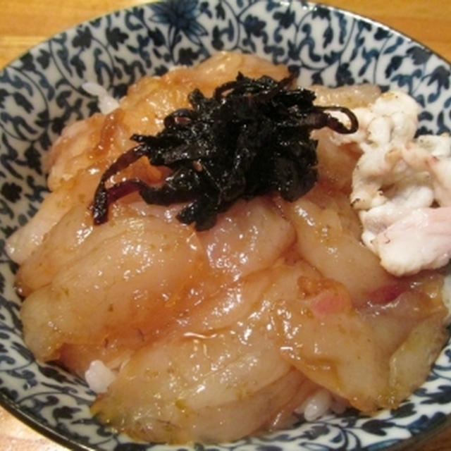 【旨魚料理】フグのづけ丼