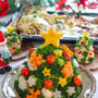 ポテトサラダでクリスマスツリー！