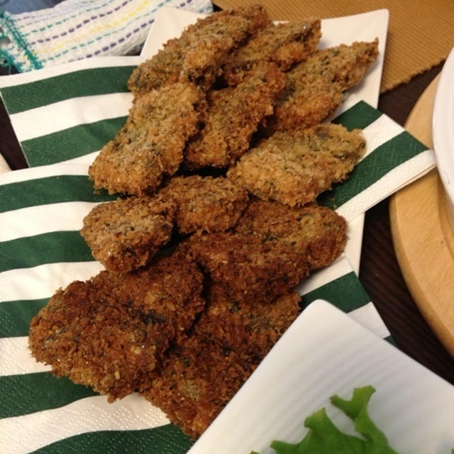 イワシの香草パン粉焼き