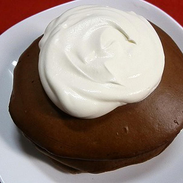 チョコバナナホットケーキ