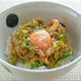調味料不要。春キャベツと豚キムチ炒めのっけごはん