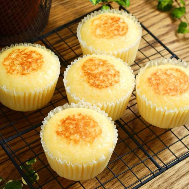 ふわんふわん×翌日もしっとり！【チーズ蒸しケーキ】