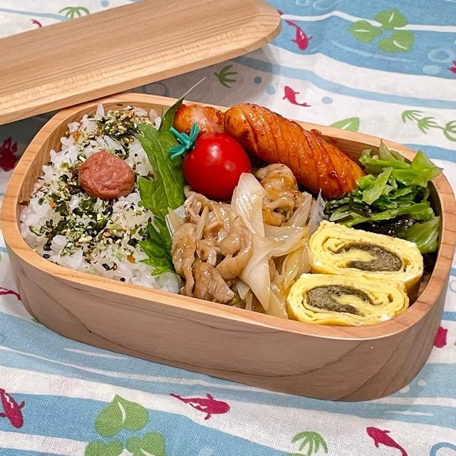 【お弁当】ピリ辛でおつまみにもgood♩豚バラの長ネギのマヨぽん炒め