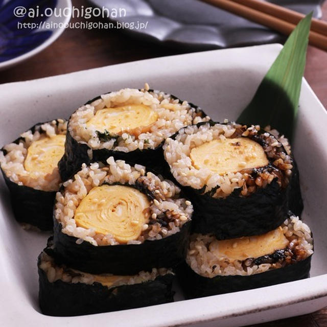 もうすぐ節分♡小さい子供も喜ぶ＊丸い玉子焼きの海苔巻き２種♡