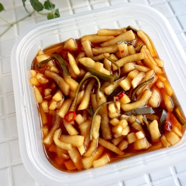 10日間保存OK！年末年始あると助かる「大根の醤油漬け」の作り置き