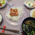 鶏胸肉に甘辛ゴマ和え