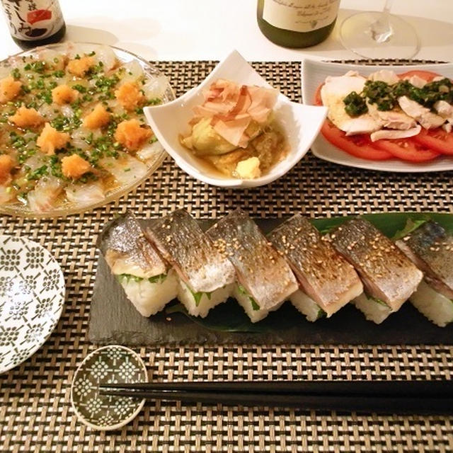 鯖の押し寿司とか