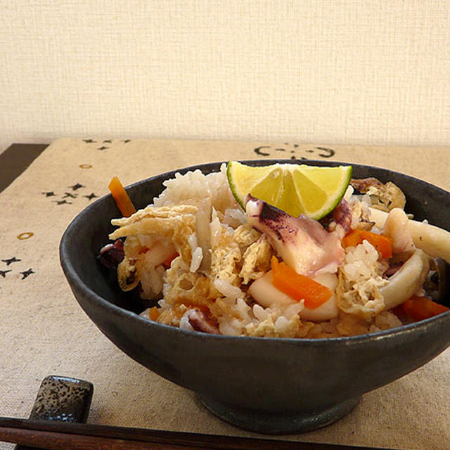 アオリイカの炊込ご飯 By Mochaさん レシピブログ 料理ブログのレシピ満載