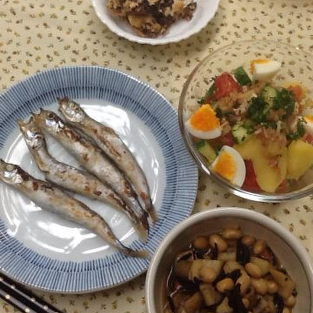 今週は意外とカミカミの和食献立だっとわ