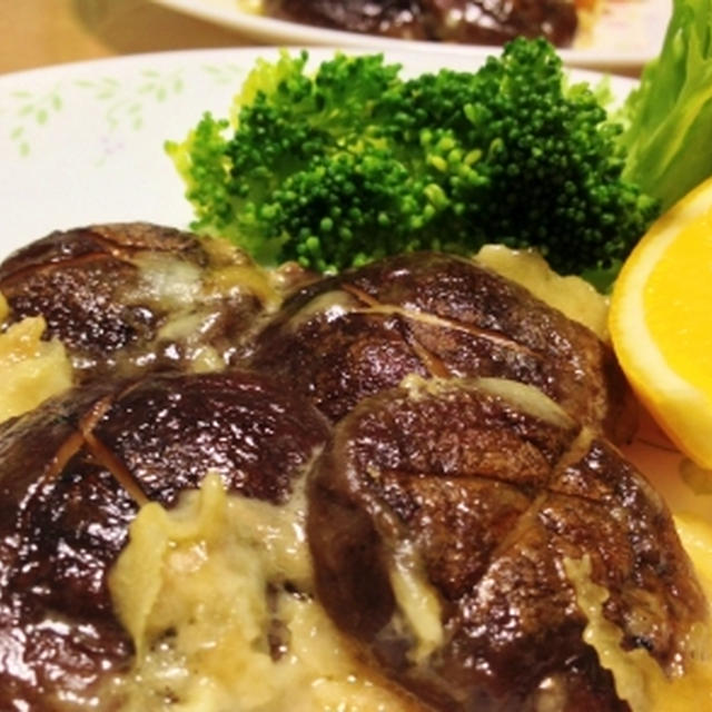 椎茸のチーズ焼き♪
