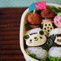 ぱぱぱぱぱぱんだのお弁当。苺ﾏﾏのキャラ弁教室でした♪
