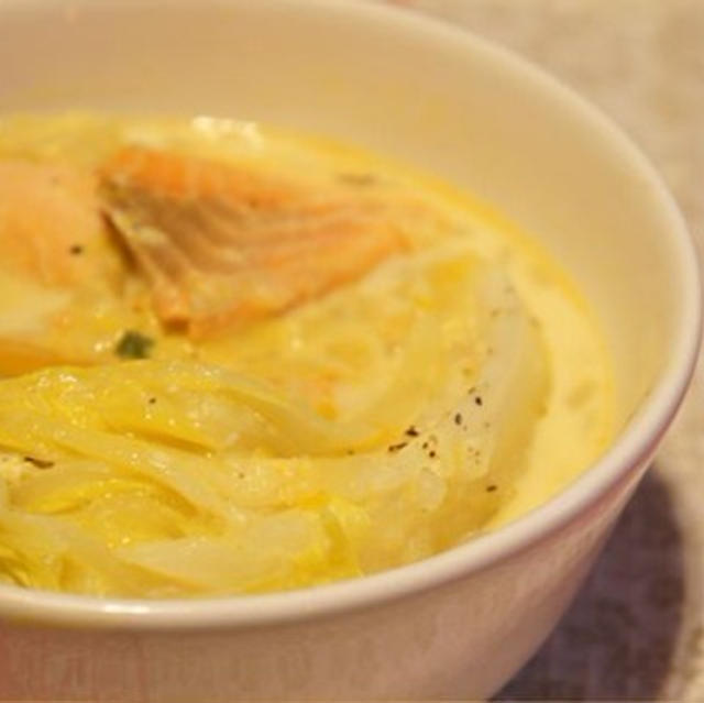 白菜のあったかミルク煮