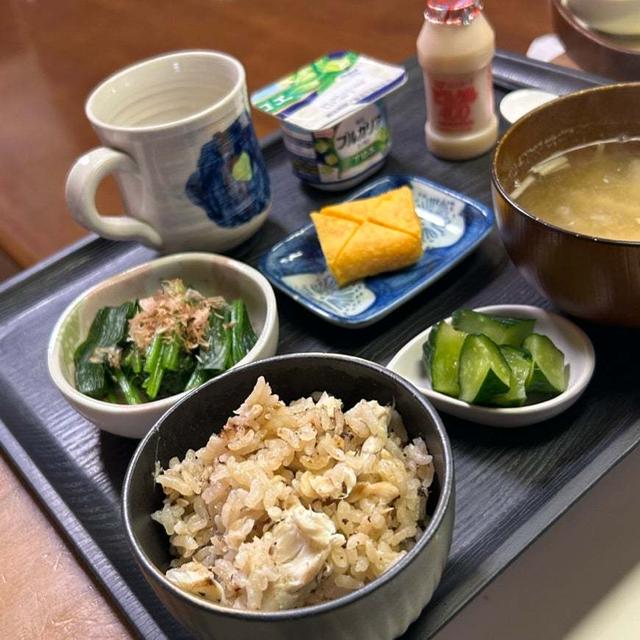 4.30【お家ごはん・朝】和食にしました。