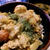 麩とトマトの卵とじ丼