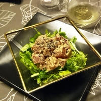 すぐできる！まぐろの胡麻タルタル