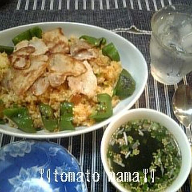 ガーリックぴり辛チャーハン