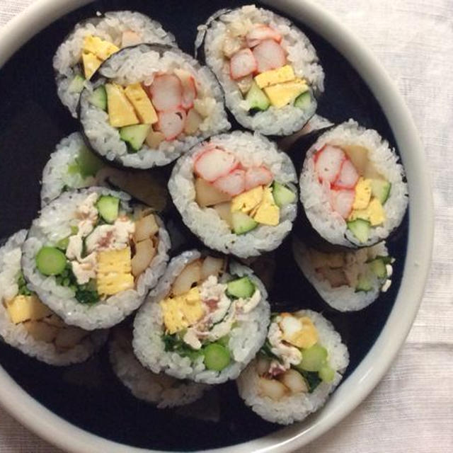お休み後半に作った巻きすし