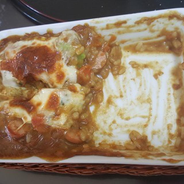 残り物のカレーで作るカレードリア