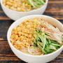 具沢山で野菜がおいしい！冷やしたぬきうどん　　〜春休みランチに◎ぱぱっと、うどんのアレンジ3選〜