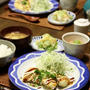 白身魚でピカタ と 根菜の和風トマト煮。