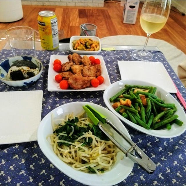 鮭の遡上 ～ 白ワインと夕食 ～ 豚の味噌漬け焼き